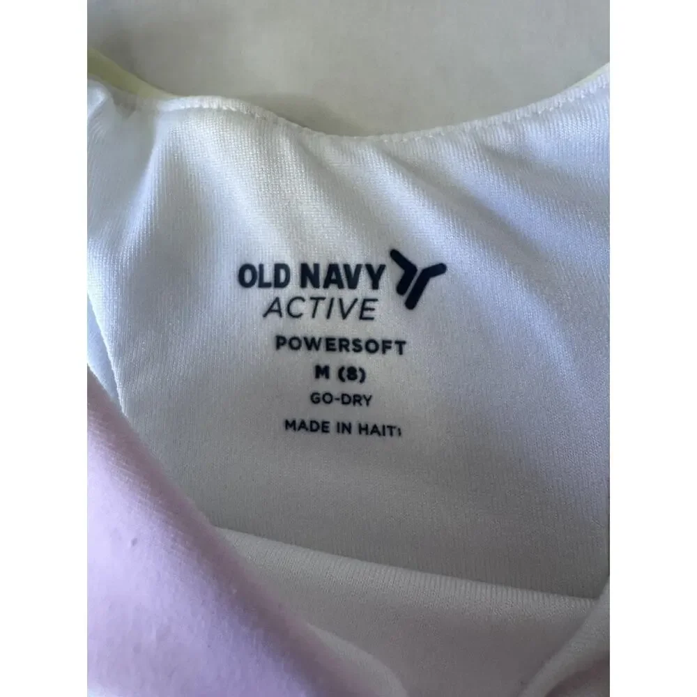 Athleta Girl Old Navy Size M 8-10 Cropped Tank Tops Sports Bra Lot of 3